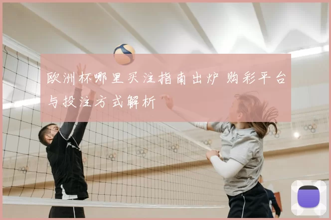 欧洲杯哪里买注指南出炉 购彩平台与投注方式解析