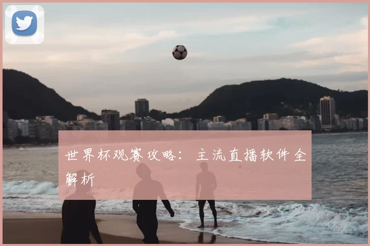 世界杯观赛攻略：主流直播软件全解析